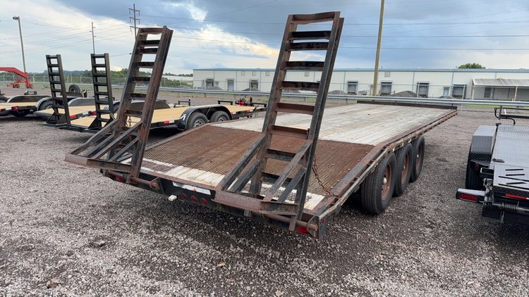 Image for 25' BUMPER PULL FLATBED TRAILER