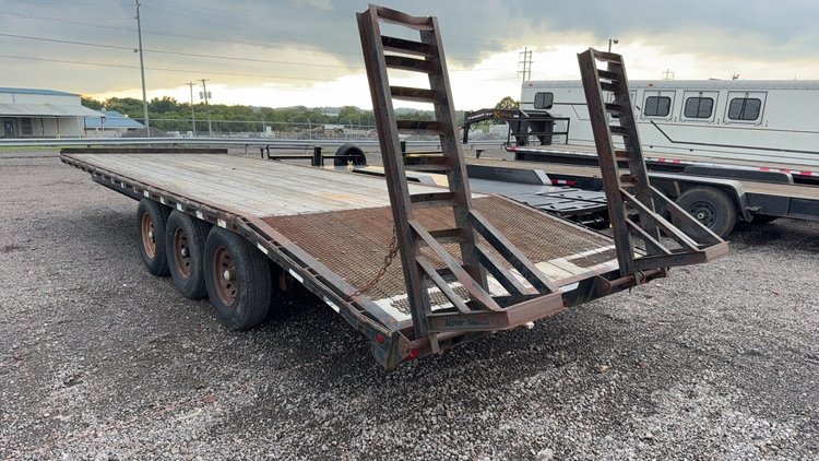 Image for 25' BUMPER PULL FLATBED TRAILER