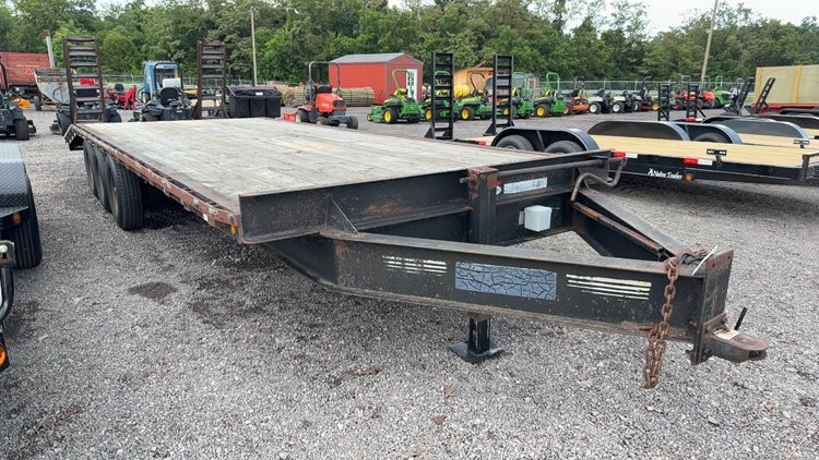 Image for 25' BUMPER PULL FLATBED TRAILER