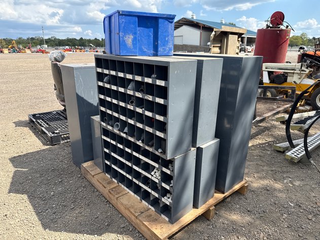 Image for QTY(7) METAL STORAGE BINS