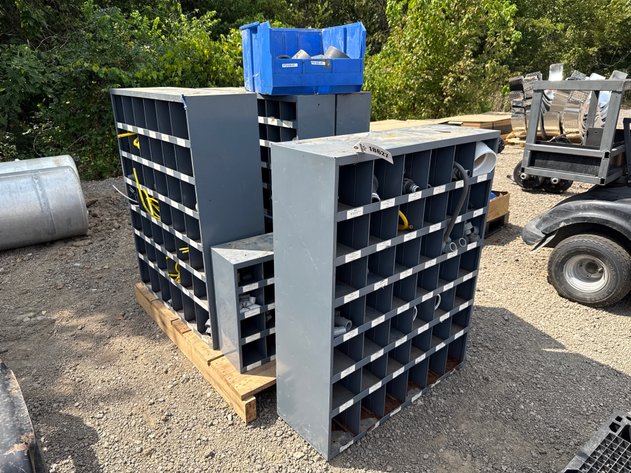 Image for QTY(7) METAL STORAGE BINS