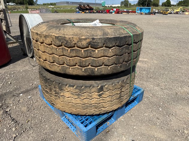 Image for QTY(2) 425/65R22.5 TIRES