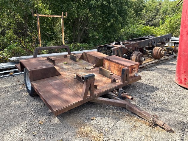 Image for 4' X 8' BUMPER PULL WELDING TRAILER