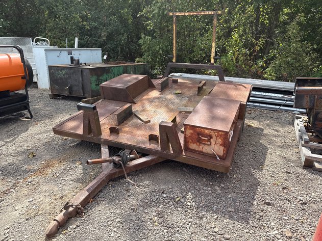 Image for 4' X 8' BUMPER PULL WELDING TRAILER