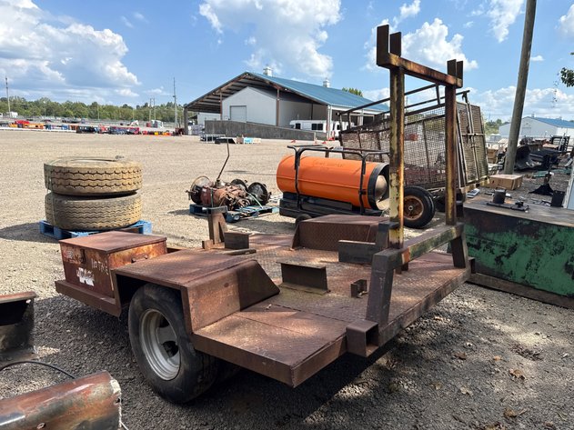 Image for 4' X 8' BUMPER PULL WELDING TRAILER