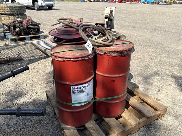 Image for PALLET OF GREASE BARRELS