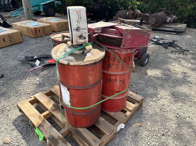 Image for PALLET OF GREASE BARRELS