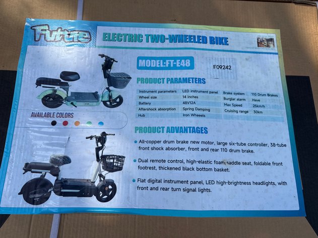 Image for FUTURE ELECTRIC BIKE