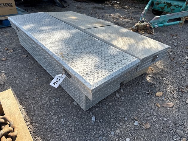 Image for QTY(2) ALUMINUM TRUCK BED TOOL BOX