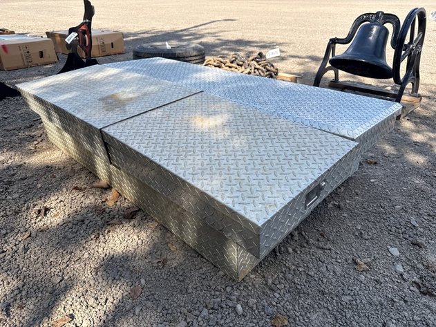 Image for QTY(2) ALUMINUM TRUCK BED TOOL BOX