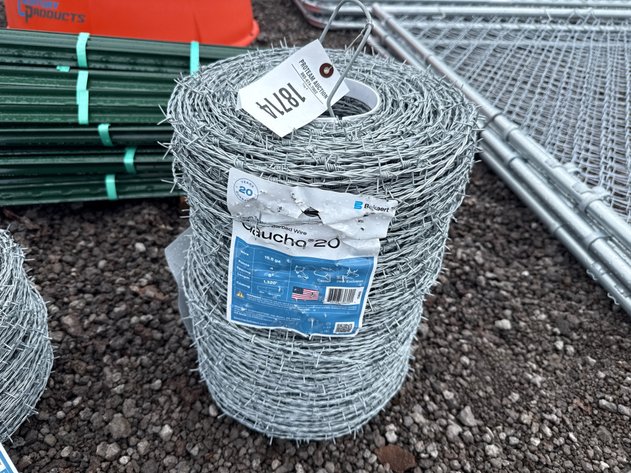 Image for QTY (2) ROLLS 1320' GAUCHO 20 BARB WIRE