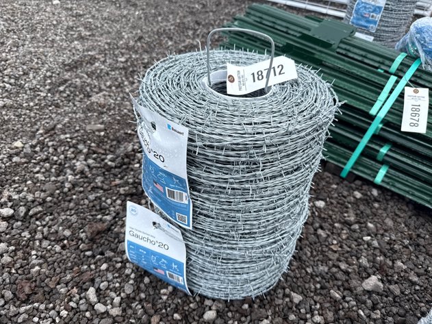 Image for QTY (2) ROLLS 1320' GAUCHO 20 BARB WIRE