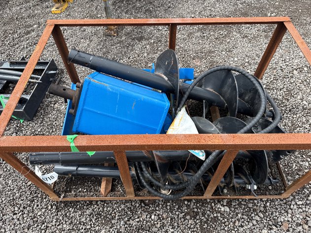 Image for SKID STEER POST HOLE AUGER W/8