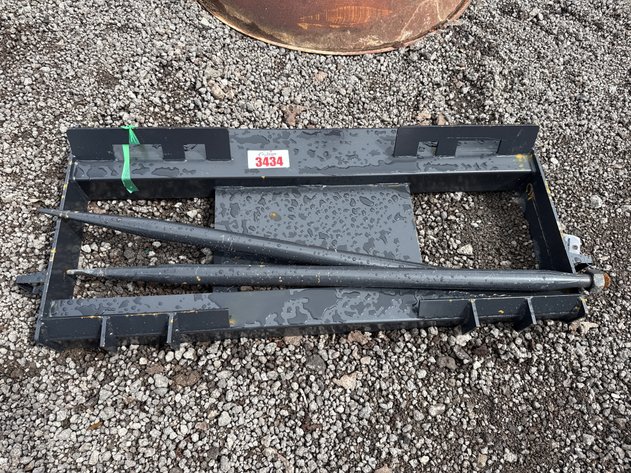 Image for JCT SKID STEER 2 PRONG BALE SPEAR