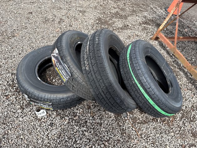 Image for QTY(4) BLACKHAWK ST225/75R15 TIRES
