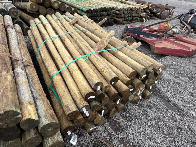 Image for APPROX(55) 3.5 X 8' TREATED WOOD POSTS