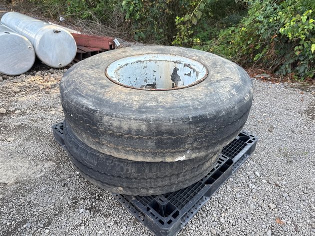 Image for QTY(2) 12.00 R20 TIRES ON RIMS