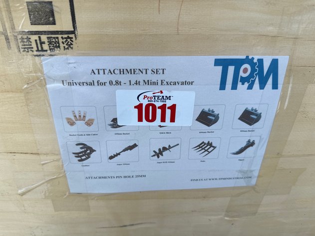 Image for MINI EXCAVATOR ATTACHMENT PACKAGE