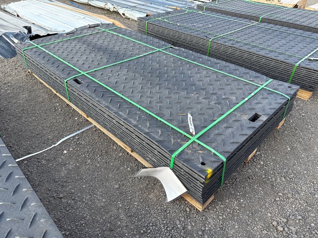 Image for QTY(12) 4' X 8' GROUND PROTECTION MATS
