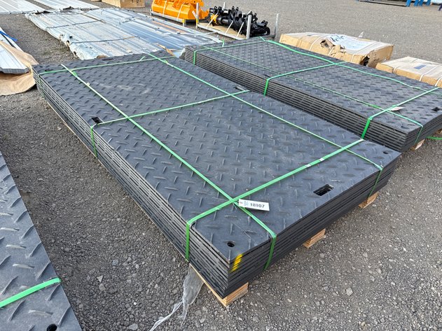Image for QTY(12) 4' X 8' GROUND PROTECTION MATS