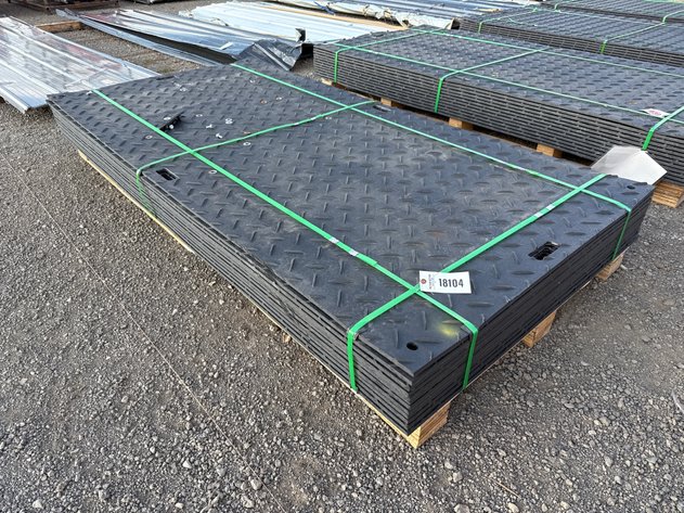 Image for QTY(12) 4' X 8' GROUND PROTECTION MATS