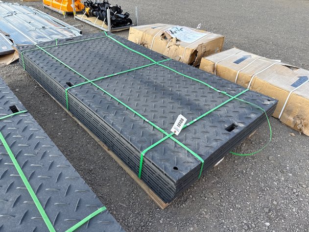 Image for QTY(12) 4' X 8' GROUND PROTECTION MATS