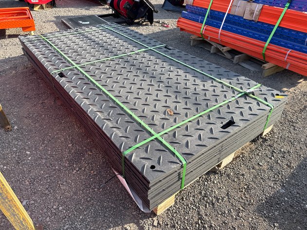 Image for QTY(12) 4' X 8' GROUND PROTECTION MATS