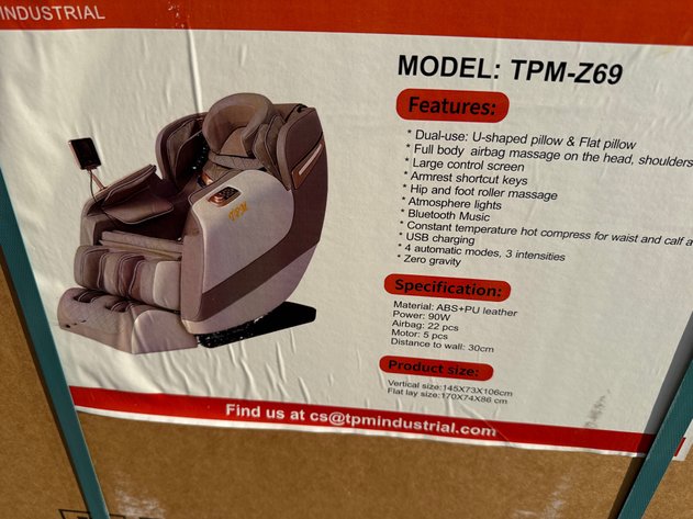Image for TPM MASSAGE CHAIR