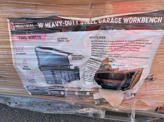 Image for TMG 10' HEAVY DUTY WORK BENCH