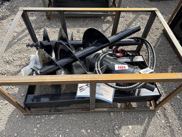 Image for MOWER KING SKID STEER POST HOLE AUGER