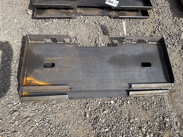 Image for QTY(2) SKID STEER WELD ON PLATES