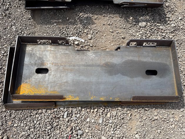 Image for QTY(2) SKID STEER WELD ON PLATES