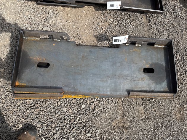 Image for QTY(2) SKID STEER WELD ON PLATES