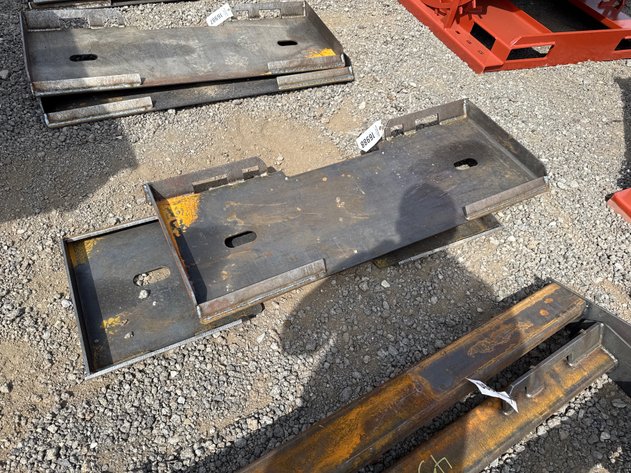 Image for QTY(2) SKID STEER WELD ON PLATES