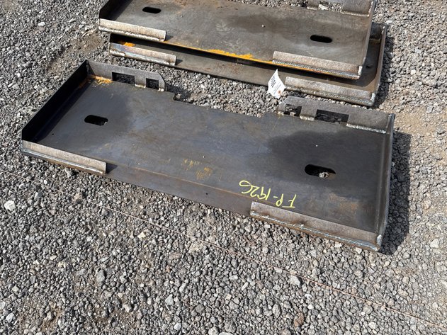 Image for QTY(2) SKID STEER WELD ON PLATES