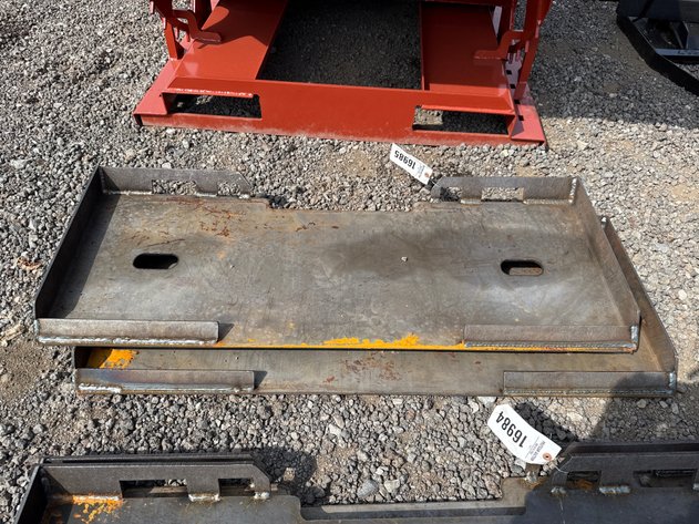 Image for QTY(2) SKID STEER WELD ON PLATES