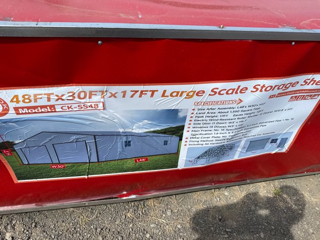 Image for CAPTOCK 48' X 30' METAL BUILDING (2 BOXES)