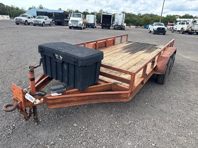 Image for 1995 14' PINTLE HITCH UTILITY TRAILER