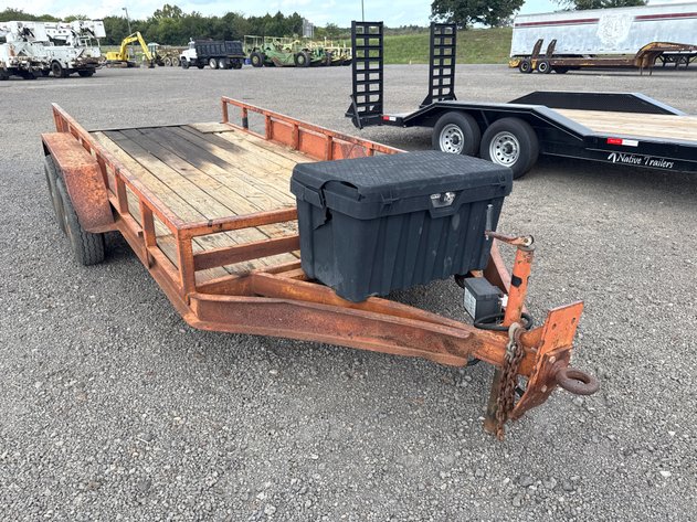 Image for 1995 14' PINTLE HITCH UTILITY TRAILER