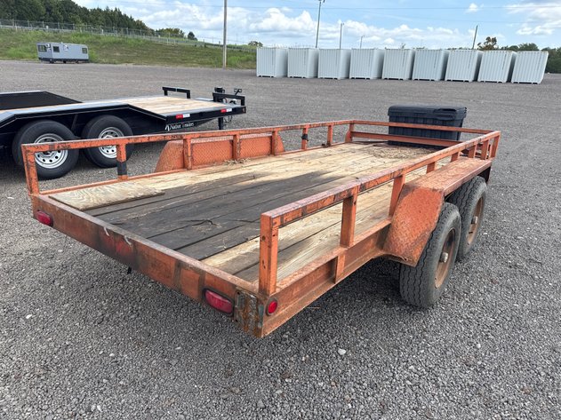 Image for 1995 14' PINTLE HITCH UTILITY TRAILER