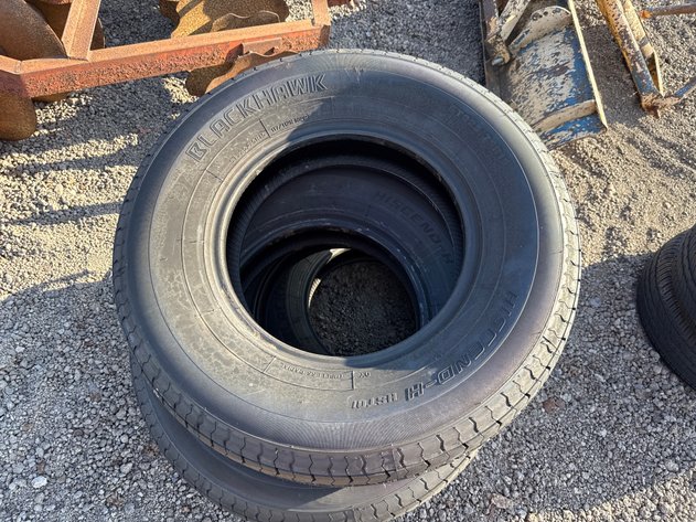 Image for QTY(4) BLACKHAWK ST225/75R15 TIRES