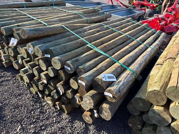 Image for APPROX(55) 3.5 X 8' TREATED WOOD POSTS