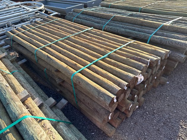 Image for APPROX(55) 3.5 X 8' TREATED WOOD POSTS
