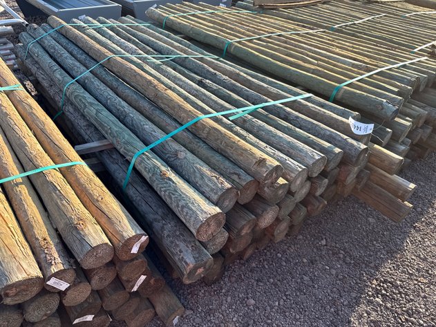 Image for APPROX(55) 3.5 X 8' TREATED WOOD POSTS