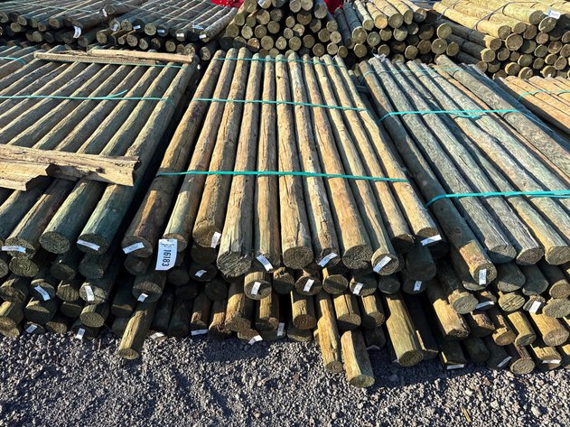 Image for APPROX(55) 3.5 X 8' TREATED WOOD POSTS