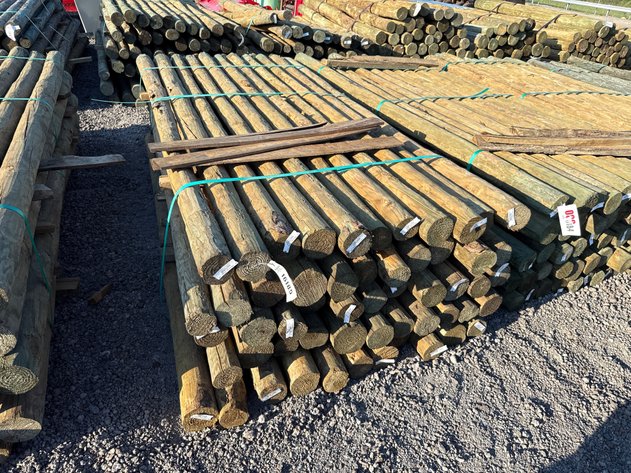Image for APPROX(55) 3.5 X 8' TREATED WOOD POSTS