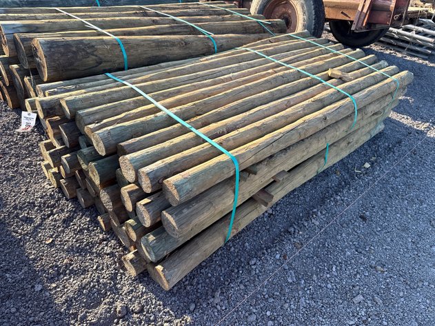 Image for APPROX(55) 3.5 X 8' TREATED WOOD POSTS