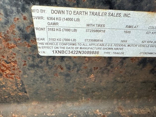 Image for 2022 DOWN 2 EARTH 34' BUMPER PULL TRAILER