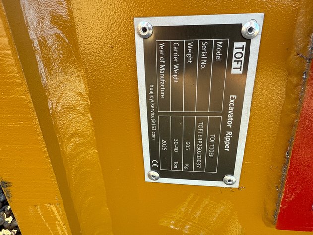 Image for TOFT EXCAVATOR RIPPER