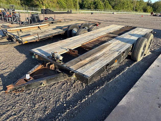 Image for 16' BUMPER PULL TRAILER TANDEM 5 LUG AXLES